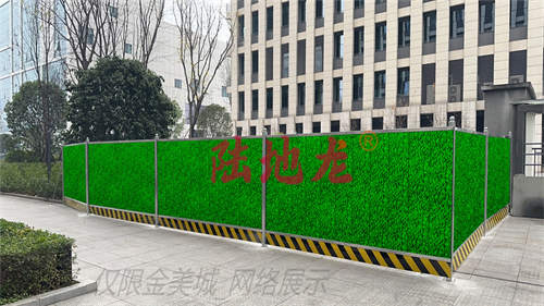 陆地龙施工围挡实力厂家适合工地长期用吗？