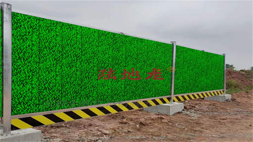 陆地龙施工围挡生产厂家工程案例多吗？(图1)
