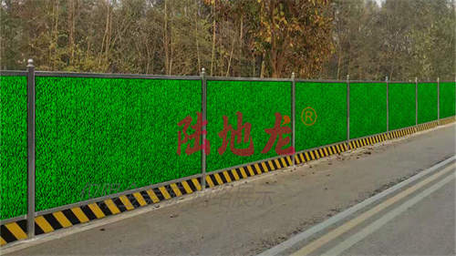 雅安多雨地区市政围挡防锈需求，成都围挡现货供应中陆地龙产品防腐处理参考